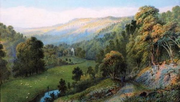 Stapleton Glen Oil Painting by Henry Hewitt