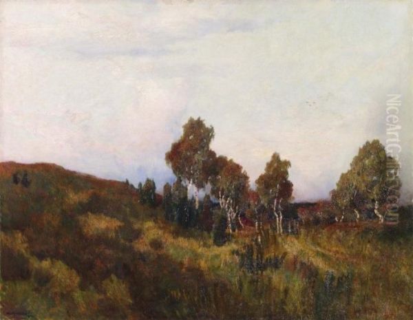 Paysage Oil Painting by Adriaan Jozef Heymans