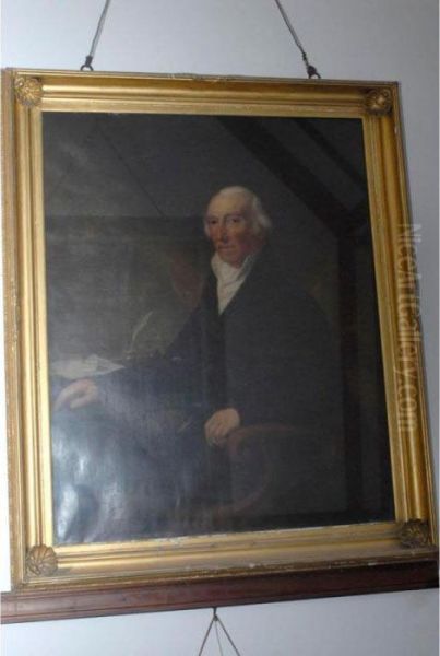 Portrait Of Wilfred Reed Oil Painting by Anton Hickel