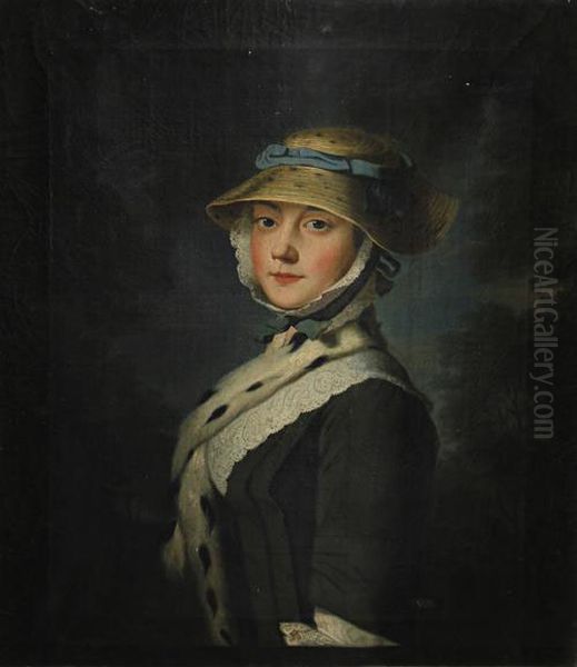 Portrait Of A Young Woman Oil Painting by Joseph Highmore