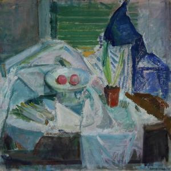 Still Life. Oil Painting by Knud Ove Hilkier