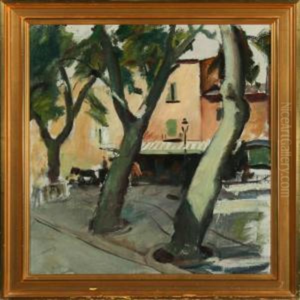 A Square In Firenze by Knud Ove Hilkier