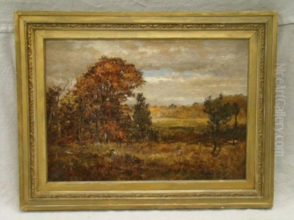 Image Depicts Landscape Of East Hampton, N.y. Oil Painting by Arthur Hill