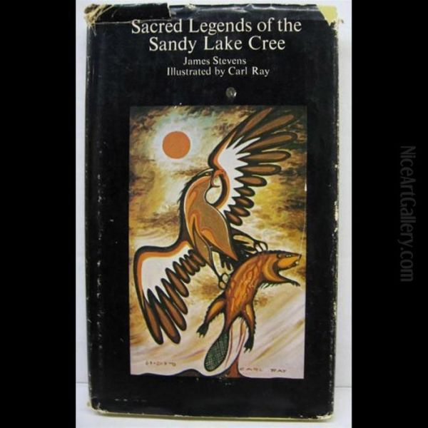 Sacred Legends Of The Sandy Lake Cree Oil Painting by James Stevens Hill