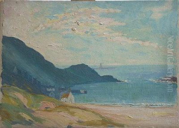 Cornish Cove. Oil Painting by Philip Maurice Hill