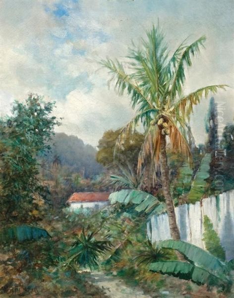 Sunny Day, Florida Oil Painting by William Henry Hilliard