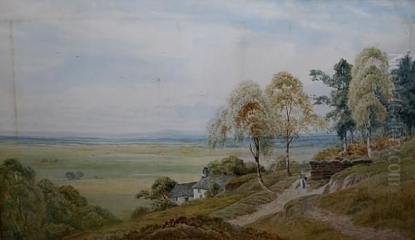 From The Overton Hills Oil Painting by Henry Hilton