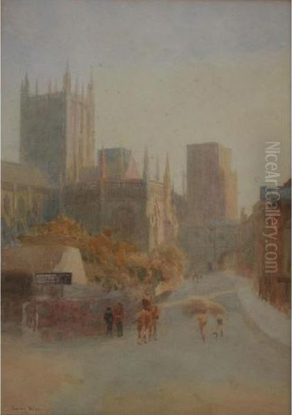 York Oil Painting by Harry T. Hine