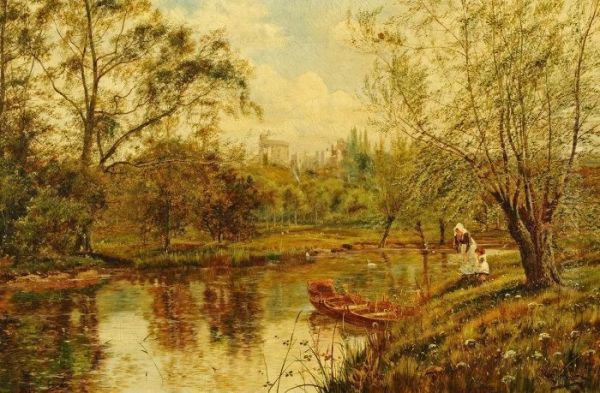 Near Windsor' Oil Painting by Theodore Hines