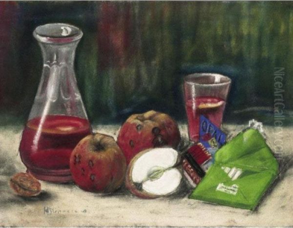 Still-life Oil Painting by Hans Hippele