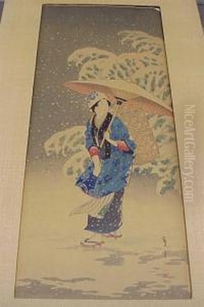 Shunsetsu Oil Painting by Tadahashi Hiroaki