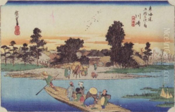 Untitled Oil Painting by I,or Ii Hiroshige Iii