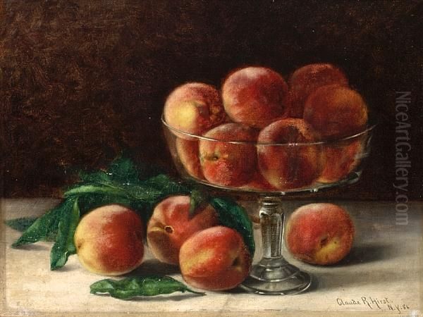 Still Life With Fruit Oil Painting by Claude Raguet Hirst