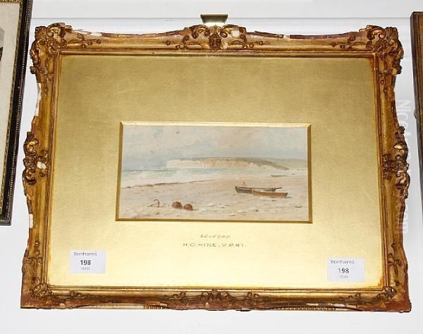 Seaford Oil Painting by Henry George Hine