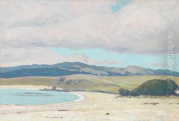 Monterey Bay Oil Painting by Clark Hobart