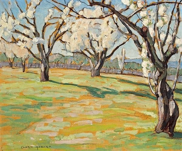 Old Cherry Trees by Clark Hobart