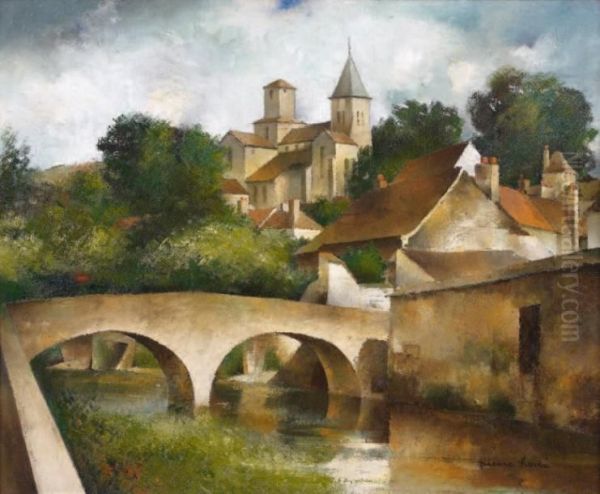 Chatillon-sur-seine Oil Painting by Pierre Hode