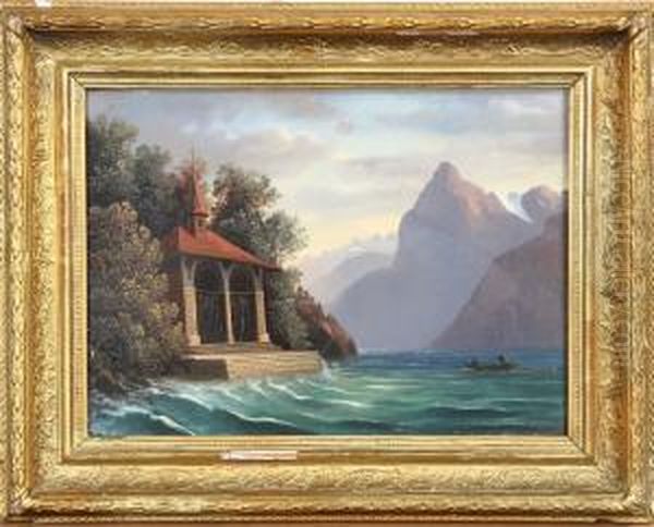 Hodel Oil Painting by Ernst I Hodel