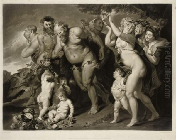 The Drunken Silenus Oil Painting by Charles Howard Hodges