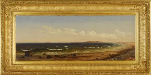 Long Beach Cohasset From Nature Oil Painting by Sylvester Phelps Hodgson