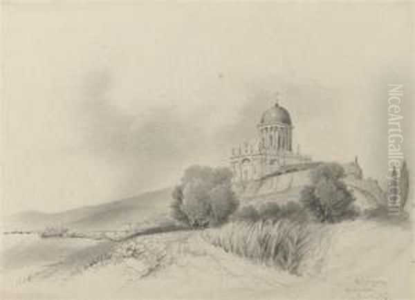 Eztergom, Grand Dome, Hungary (illustrated); Rome; Isaak Church Andthe Admiralty, St. Petersburg; Stockholm; And Rome Oil Painting by George Frederick Hodson