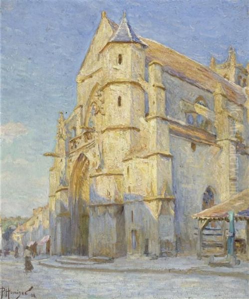 L'eglise De Moret Sur Loiny Oil Painting by Paul Hoeniger