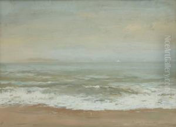 Mer Du Nord Oil Painting by Emile Hoeterickx