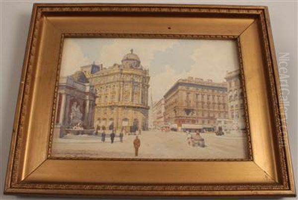 Vienna I Oil Painting by Franz Hoffelner