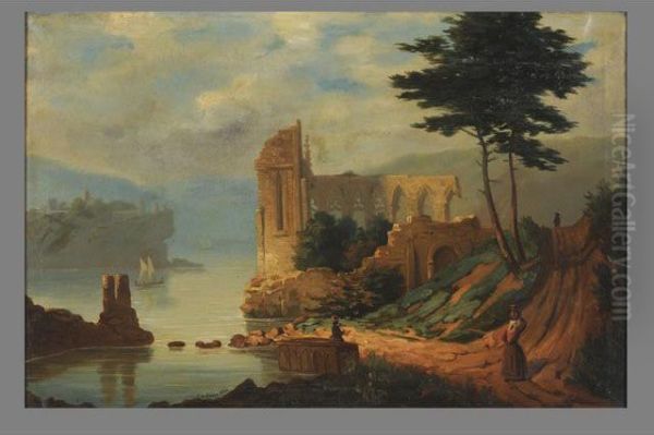 Paysage Romantique by Franz Xaver Hoffmann