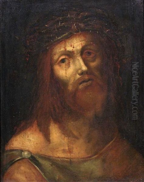 Ecce Homo Oil Painting by Hans Hoffmann