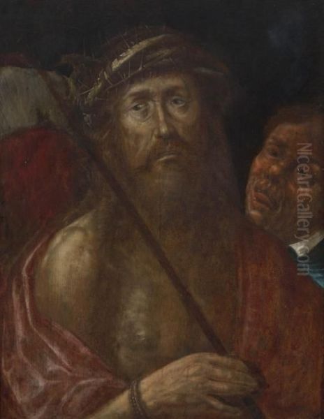 Ecce Homo Oil Painting by Hans Hoffmann