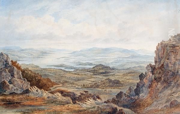 View Of Windermere Oil Painting by Thomas Richard Hofland