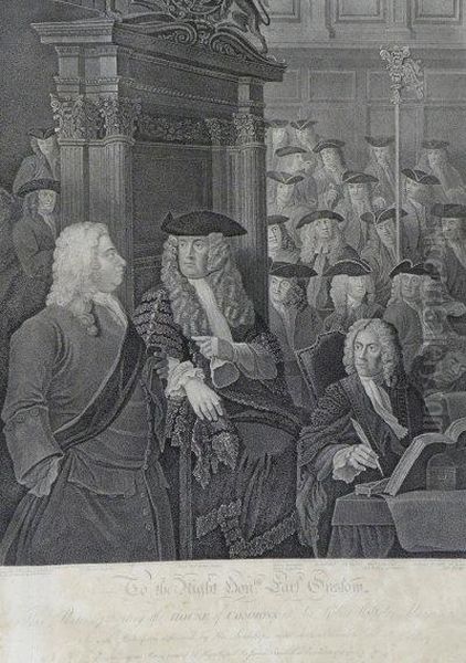 'the House Of Commons In Sir Robert Walpole's Administration' Oil Painting by William Hogarth