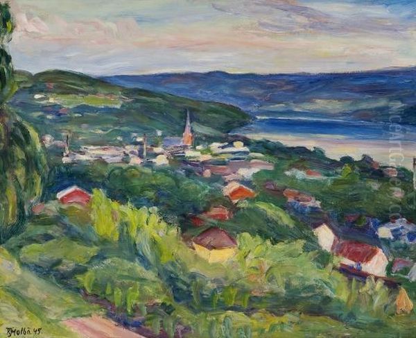 View Over Lillehammer by Kristen Holbo