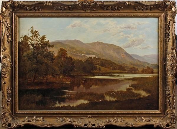 Lakeland Landscape Oil Painting by Edward Henry Holder