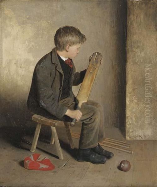 The Young Cricketer by Edward Holliday