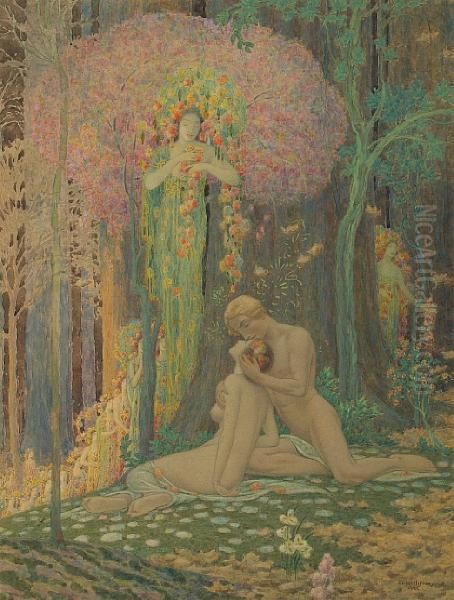 A Man And A Woman In The Forest, And Variousworks by Charles Edward Holloway