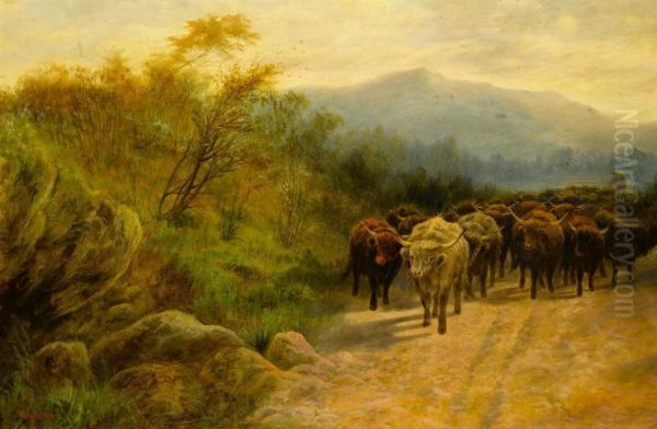 Evening Oil Painting by William Perring Hollyer