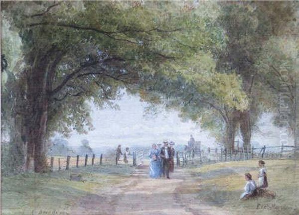 East Hamden Oil Painting by Basil Holmes