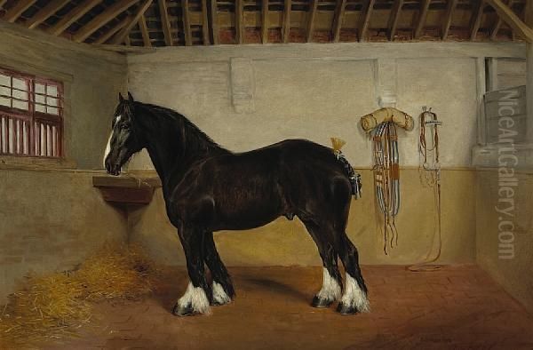 King Cosy Oil Painting by Edwin Frederick Holt