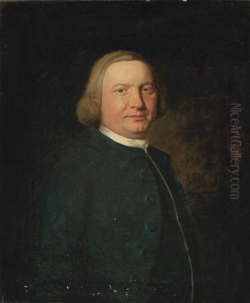 Portrait Of A Gentleman Oil Painting by Nathaniel Hone