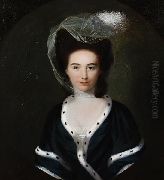 Portrait Of Lady Oil Painting by Nathaniel Hone