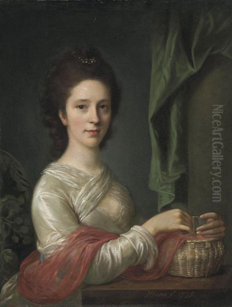 Portrait Of A Lady Oil Painting by Nathaniel Hone