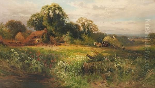 Near Horsham, Sussex Oil Painting by John Horace Hooper