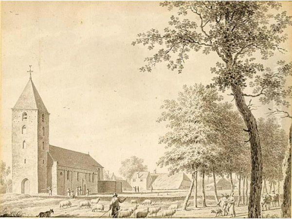 A View Of The Church Of Leusden Oil Painting by Jordanus Hoorn