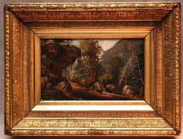 Hudson River Landscape Oil Painting by James Hope