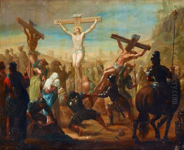 The Crucifixion Oil Painting by Pehr Horberg