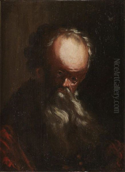 Gubbhuvud Oil Painting by Pehr Horberg