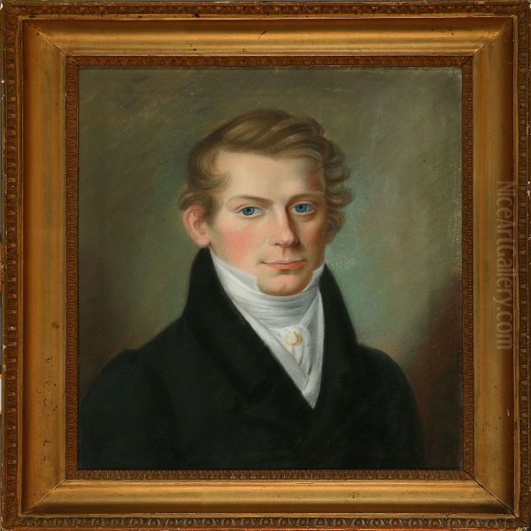 Portrait Of A Young Gentleman Oil Painting by Christian Hornemann