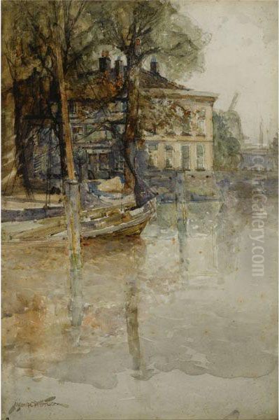 The Minister's House, Rotterdam Oil Painting by George Edward Horton